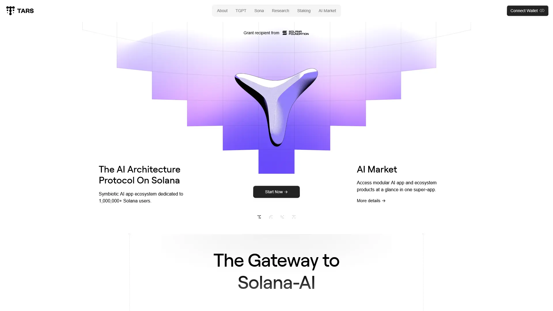 Screenshot of Tars AI Pricing Page