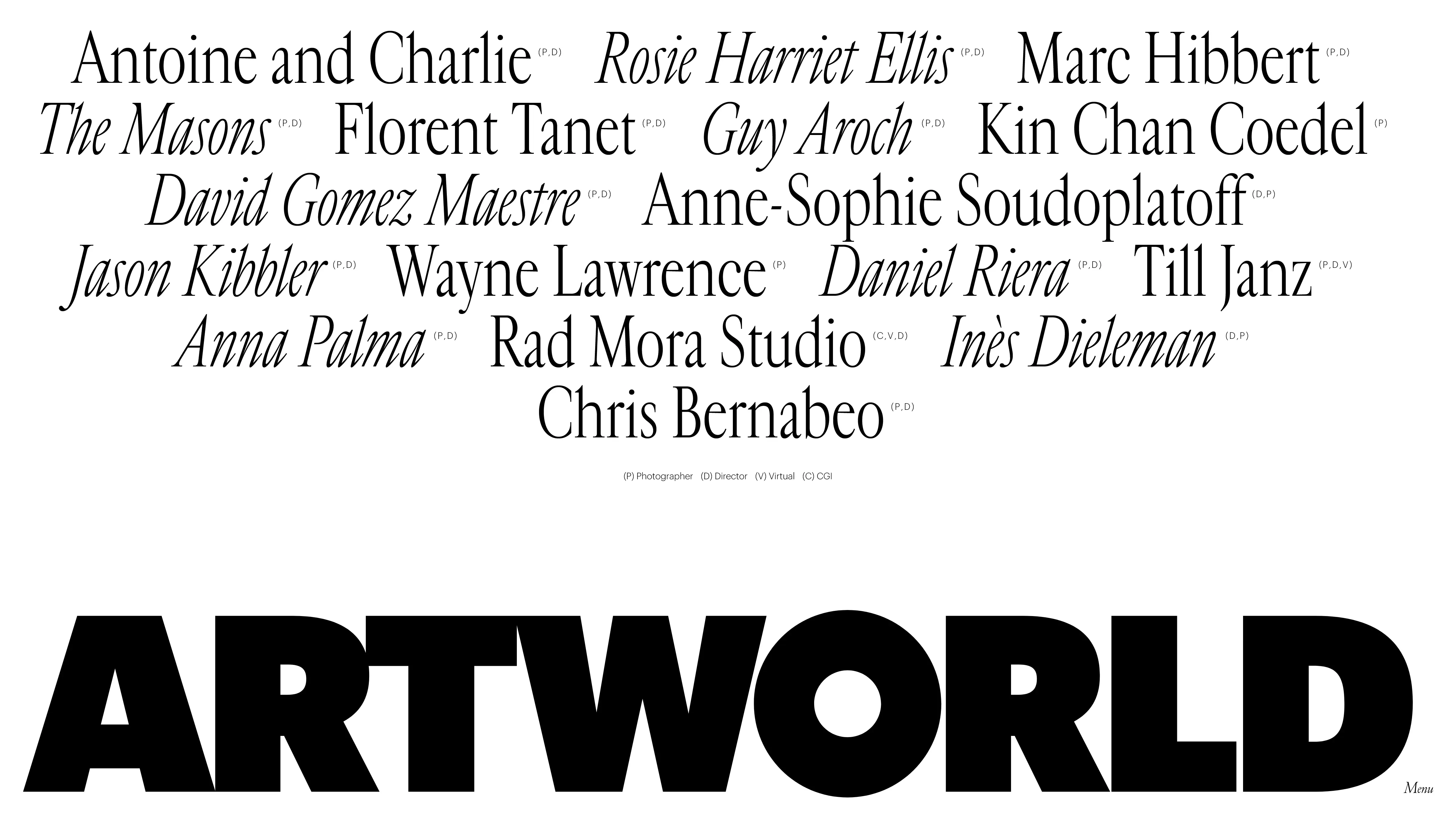 Screenshot of ARTWORLD Pricing Page